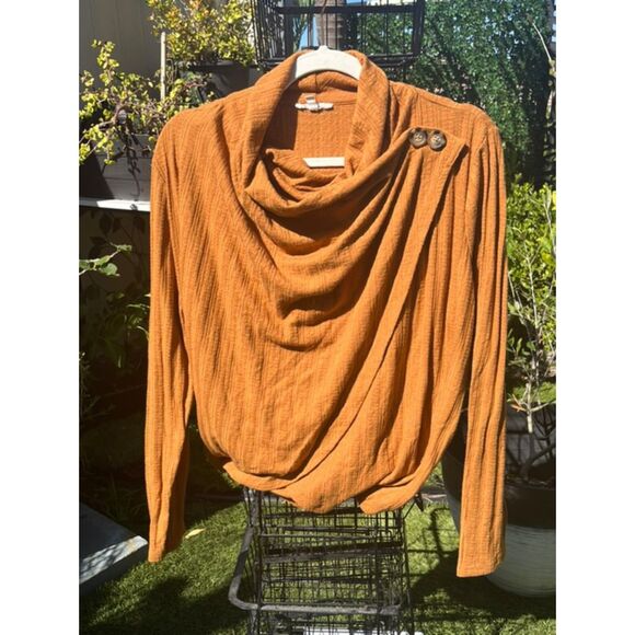 Size Large Maurice's Fall Cowl Neck Sweater - Picture 3 of 5